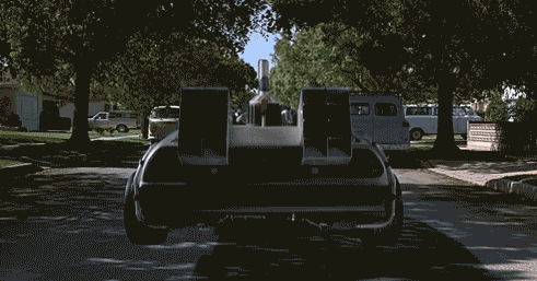 back to the future car